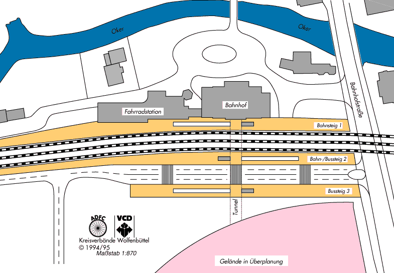 Entwurf Bahnhof WF als ÖV-Knoten