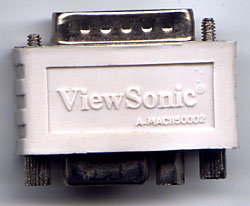 [Bild: VGA-Adapter View Sonic, vorn]